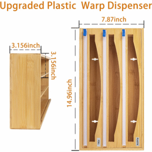 Plastic Wrap Dispenser with Cutter
